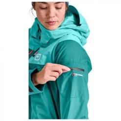 Ortovox Women's 2L Swisswool Sedrun Jacket - Ski Jacket -Ortovox Outdoor ortovox womens 2l swisswool sedrun jacket ski jacket detail 5