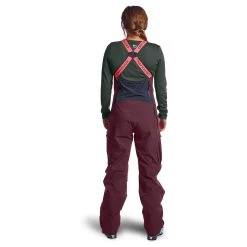 Ortovox Women's 3L Deep Shell Bib Pants - Ski Trousers -Ortovox Outdoor ortovox womens 3l deep shell bib pants ski trousers detail 4