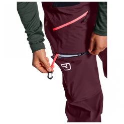 Ortovox Women's 3L Deep Shell Bib Pants - Ski Trousers -Ortovox Outdoor ortovox womens 3l deep shell bib pants ski trousers detail 6