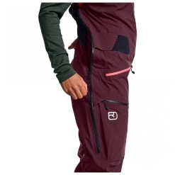 Ortovox Women's 3L Deep Shell Bib Pants - Ski Trousers -Ortovox Outdoor ortovox womens 3l deep shell bib pants ski trousers detail 7