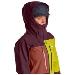 Ortovox Women's 3L Deep Shell Jacket - Ski Jacket -Ortovox Outdoor ortovox womens 3l deep shell jacket ski jacket detail 6