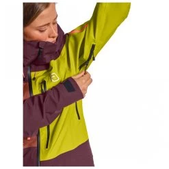 Ortovox Women's 3L Deep Shell Jacket - Ski Jacket -Ortovox Outdoor ortovox womens 3l deep shell jacket ski jacket detail 9