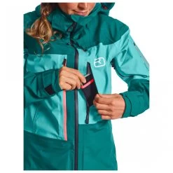 Ortovox Women's 3L Guardian Shell Jacket - Ski Jacket 18 Ortovox Women's 3L Guardian Shell Jacket - Ski Jacket -Ortovox Outdoor ortovox womens 3l guardian shell jacket ski jacket detail 9