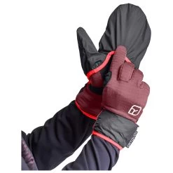 Ortovox Women's Fleece Grid Cover Glove - Gloves -Ortovox Outdoor ortovox womens fleece grid cover glove gloves detail 3