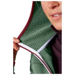 Ortovox Women's Fleece Grid Hoody - Fleece Jacket -Ortovox Outdoor ortovox womens fleece grid hoody fleece jacket detail 4