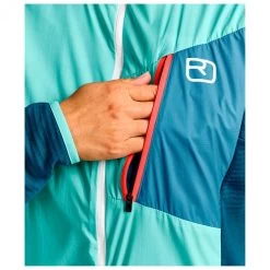 Ortovox Women's Ladiz Hybrid Jacket - Windproof Jacket -Ortovox Outdoor ortovox womens ladiz hybrid jacket windproof jacket detail 4