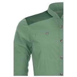 Ortovox Women's Merino Ashby Shirt L/S - Shirt 9 Ortovox Women's Merino Ashby Shirt L/S - Shirt -Ortovox Outdoor ortovox womens merino ashby shirt l s shirt detail 5