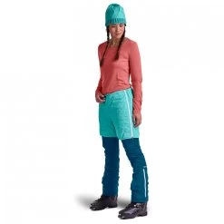 Ortovox Women's Swisswool Piz Boè Shorts - Synthetic Trousers -Ortovox Outdoor ortovox womens swisswool piz boe shorts synthetic trousers bf detail 4