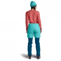 Ortovox Women's Swisswool Piz Boè Shorts - Synthetic Trousers -Ortovox Outdoor ortovox womens swisswool piz boe shorts synthetic trousers bf detail 5