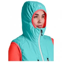 Ortovox Women's Swisswool Piz Boè Vest - Merino Vest -Ortovox Outdoor ortovox womens swisswool piz boe vest merino vest bf detail 3